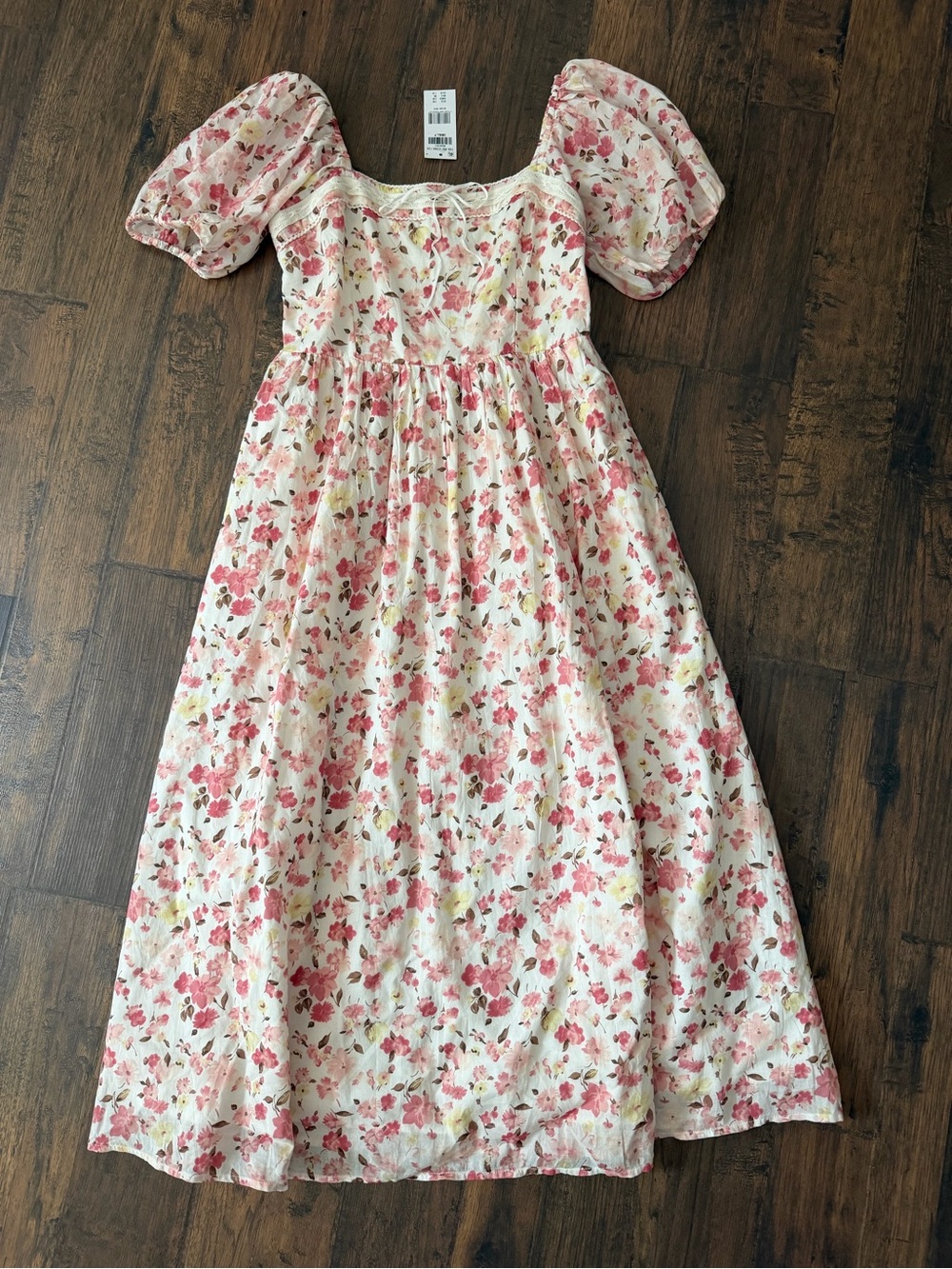 Fall Floral Midi Dress Abercrombie
